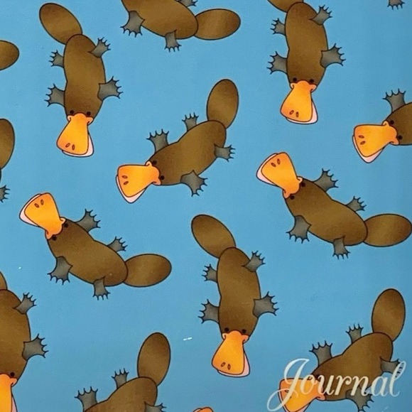 Platypus Pattern Journal, [NEW] Blue - Picture 2 of 6